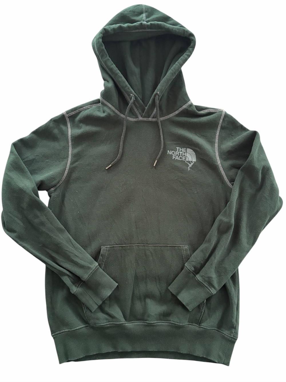 The North Face Men's Hoodie Sweatshirt - Forest Green